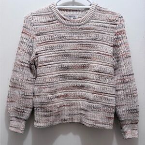 Madewell Multicolor Striped Crew Neck Sweater